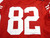 2012 San Francisco 49ers Mario Manningham #82 Game Issued Red Jersey 46 89