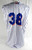 2024 Syracuse Mets #38 Game Used White Jersey Salt City 48 673