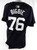 2024 Detroit Tigers Justice Bigbie #76 Game Issued P Used Navy Jersey ST BP 48 1