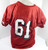 2002 San Francisco 49ers #61 Game Issued Red Practice Jersey 3X 04