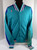 1990-91 Charlotte Hornets Game Issued Teal Game Jacket 48 DP41618