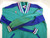 1990-91 Charlotte Hornets Game Issued Teal Game Jacket 48 DP41618