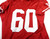 Late 80s Early 90s San Francisco 49ers #60 Game Used Red Jersey 52 DP26876