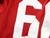 Late 80s Early 90s San Francisco 49ers #60 Game Used Red Jersey 52 DP26876