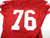Late 80s Early 90s San Francisco 49ers #76 Game Used Red Jersey 52 DP26879