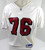 2002 San Francisco 49ers #76 Game Used White Practice Jersey XL 47