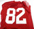 Late 80s Early 90s San Francisco 49ers #82 Game Used Red Jersey 50 DP26880