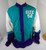 1990s Charlotte Hornets Game Issued Teal Warm Up Jacket Sample 52 DP42746