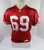 Early 1990s San Francisco 49ers #69 Game Used Red Jersey 52 DP32928