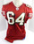 2005 San Francisco 49ers David Baas #64 Game Issued Red Jersey 48 DP37150