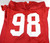 Late 80s Early 90s San Francisco 49ers #98 Game Used Red Jersey 50 DP26883
