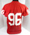 Late 1980s Early 1990s San Francisco 49ers #96 Game Used Red Jersey 48 754