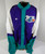 1997-98 Charlotte Hornets Game Issued Warm Up Purple Jacket 42 DP31388