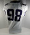 2015-18 Texas Christian Uni TCU Horned Frogs #98 Game Issued White FB Jersey 002