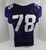 2015-18 Texas Christian TCU Horn Frogs #78 Game Issued Purple Frogskin Jersey 47