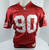 1990s San Francisco 49ers #90 Game Used Red Jersey 50 DP34711