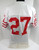 Late 1980s Early 1990s San Francisco 49ers #27 Game Used White Jersey 44 706
