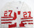 Late 1980s Early 1990s San Francisco 49ers #27 Game Used White Jersey 44 706