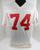 Late 1980s Early 1990s San Francisco 49ers #74 Game Used White Jersey 56 708