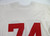 Late 1980s Early 1990s San Francisco 49ers #74 Game Used White Jersey 56 708