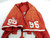 1990s San Francisco 49ers #95 Game Used Red Jersey DP34713