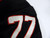 2009 Texas Tech Red Raiders Mickey Okafor #77 Game Used Black Jersey NP Rem 54 6