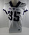 2015-18 Texas Christian TCU Horned Frogs #35 White Football Game Issued Jersey 0