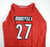 Womens Uni of Louisville Cardinals #27 Game Used LS Red Jersey Lacrosse L 511