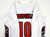 Womens Uni of Louisville Cardinals #10 Game Used LS White Jersey Lacrosse M 601