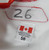 Carolina Hurricanes #26 Game Used White Practice Jersey 56 DP24926