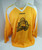 Casco Bay Hockey #17 Game Used Yellow Practice Jersey XXL 41