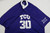 Texas Christian Uni TCU Horn Frogs #30 Purple Nike Soccer Game Used Jersey 83