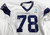 2024 Dallas Cowboys Terence Steele #78 Game Used White Practice Jersey 58 713