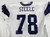 2024 Dallas Cowboys Terence Steele #78 Game Used White Practice Jersey 58 713