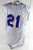 2024 Syracuse Mets #21 Game Used White Jersey Salt City 46 361