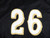 2022 Visalia Rawhide #26 Game Used Black Jersey Police Officer 48 020