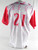 2023 Clearwater Threshers #21 Game Issued White Jersey Breast Cancer 48 874