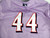 2019 Clearwater Threshers #44 Game Issued P Used Purple Jersey Strike Out Cancer