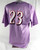 2019 Clearwater Threshers #23 Game Issued P Used Purple Jersey Strike Out Cancer