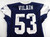 2024 Dallas Cowboys Luiji Vilain #53 Game Used Navy Practice Jersey  50  DP88747