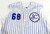 2024 Syracuse Mets #68 Game Used White Jersey Salt City 48 703