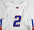 2018-19 Boise State Broncos #2 Game Used White Jersey Basketball L 840