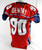 2004-07 Los Angeles Avengers Silas Demary #90 Game Used Red Jersey XL 077