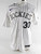 2024 Colorado Rockies Aaron Schunk #30 Game Issued White Pinstripe Jersey 46 114