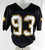 Marin Football #93 Game Used Black Jersey XL 436