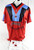2024 Hickory Crawdads #43 Game Issued Pos Used Red Jersey 80s Night 48 126
