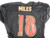 2003-05 New York Dragons Jermaine Miles #18 Game Used Black Jersey XXXL 380