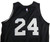 2024-25 Detroit Pistons Daniss Jenkins #24 Game Used Black Practice Jersey 582