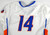 Boise State Broncos #14 Game Used White Jersey Womens Soccer M 762