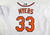 2024 Las Vegas Aviators Mitch Myers #33 Game Used White Jersey 46 291